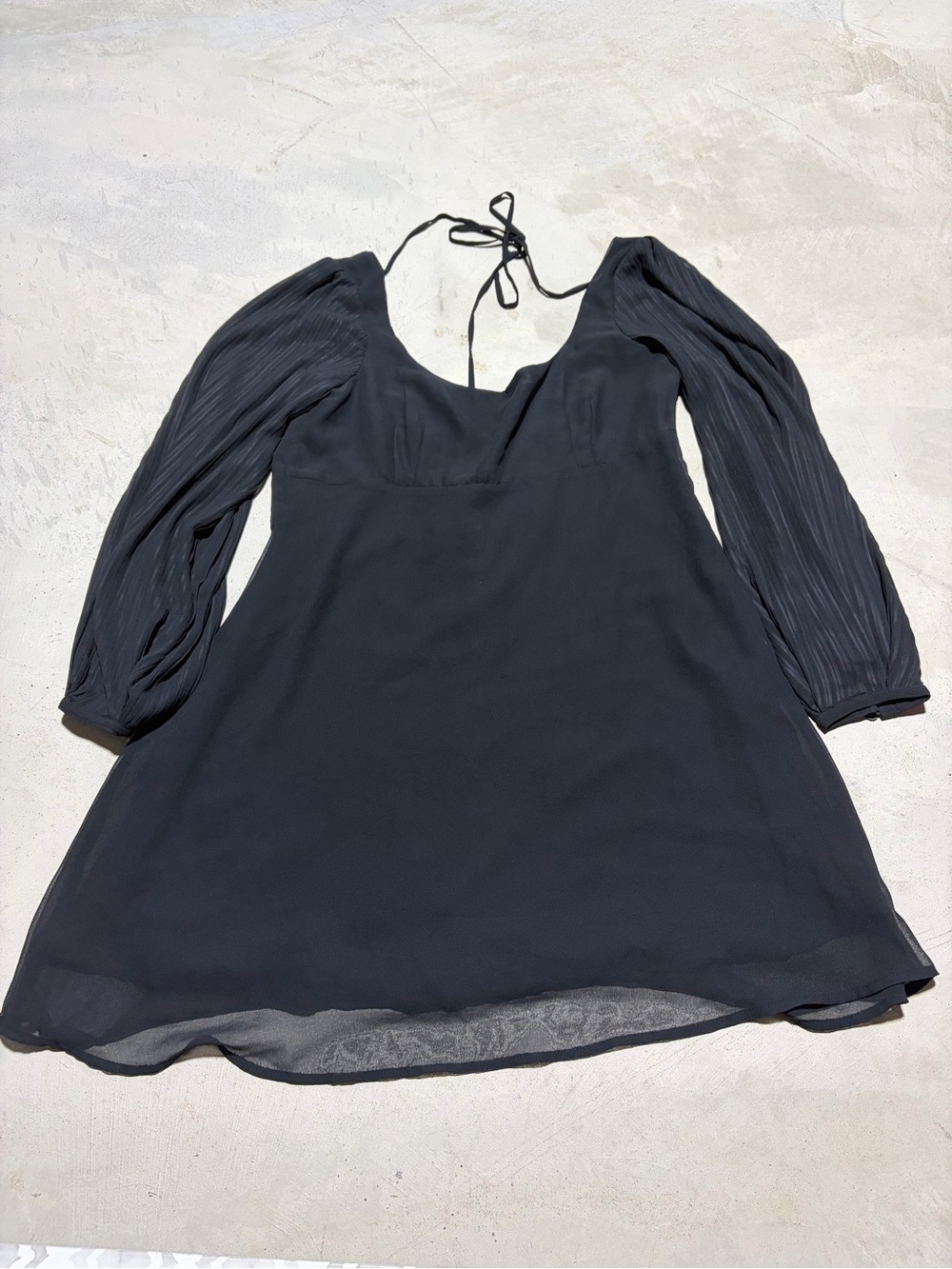 Urban outfitters NWT Women's Black Long-Sleeve Dress 12 MSRP$69